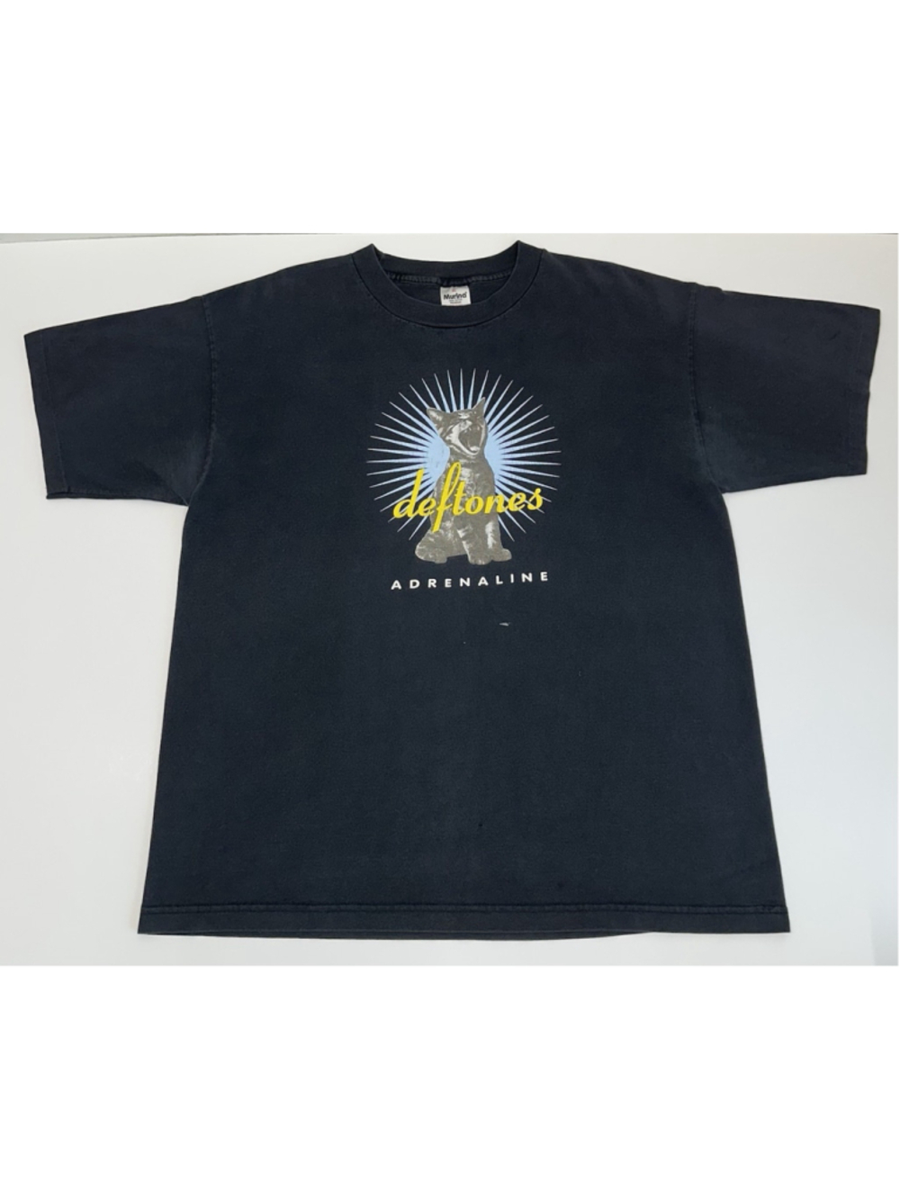 Vintage 90s Deftones Adrenaline Screaming Cat Promo Shirt XL Murina Maverick